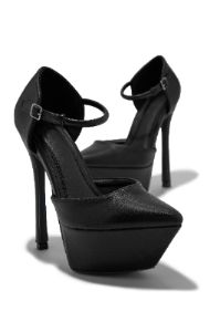 Giada Platform High Heels - Black sold by Miss Lola