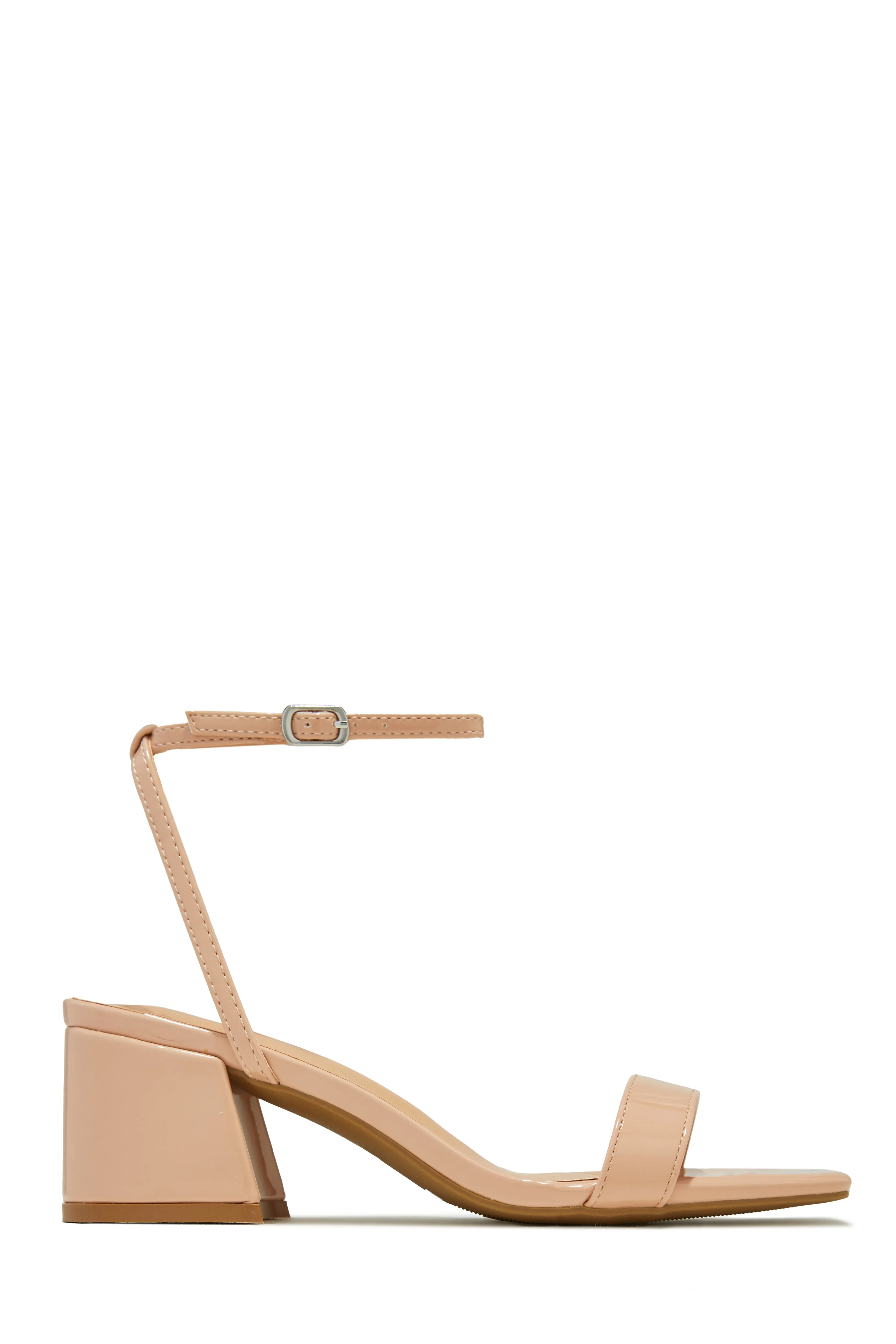 Alina Block Mid Heels - Nude sold by Miss Lola product image thumbnail 5