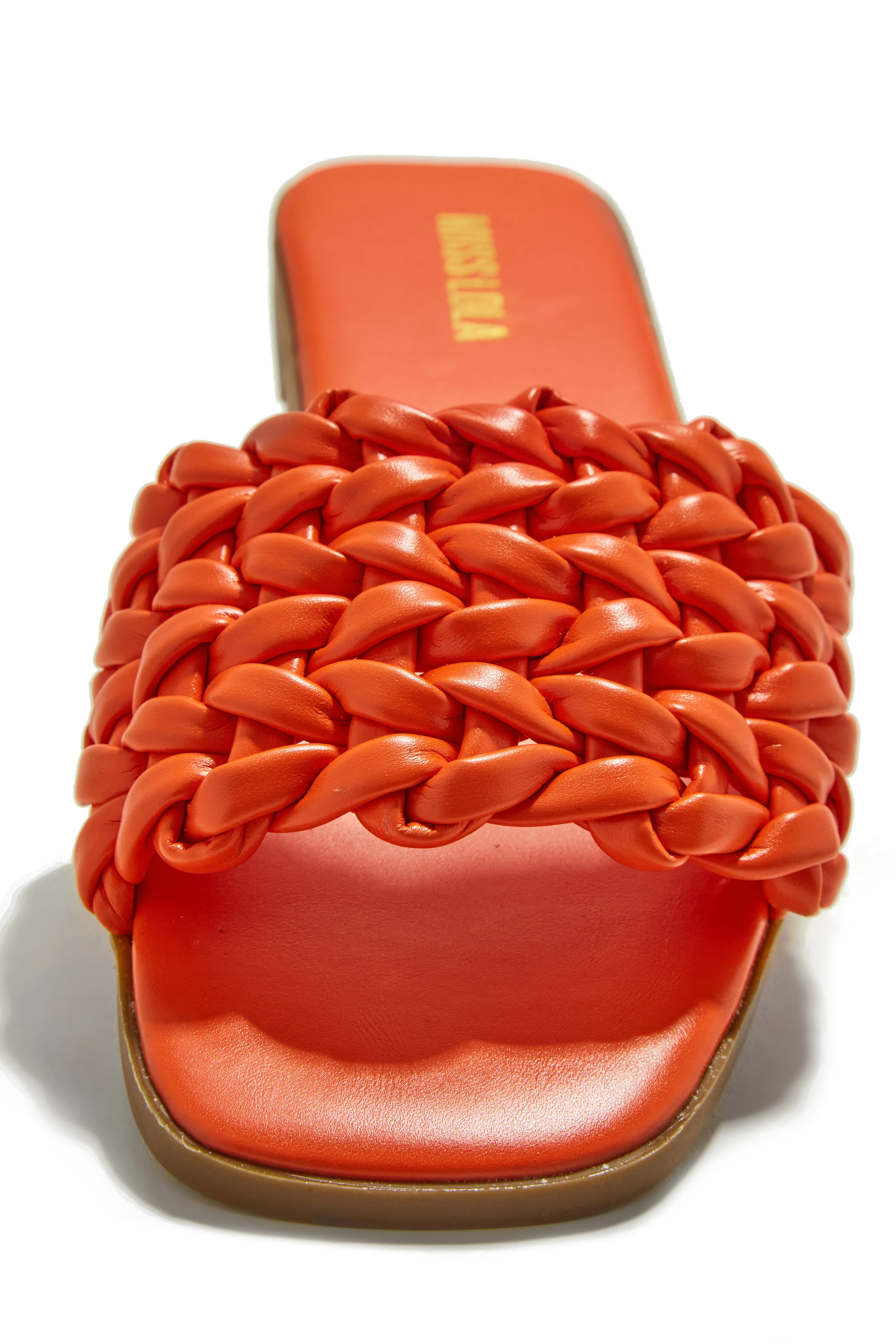 Tulum Sun Slip On Sandals - Orange sold by Miss Lola product image thumbnail 3