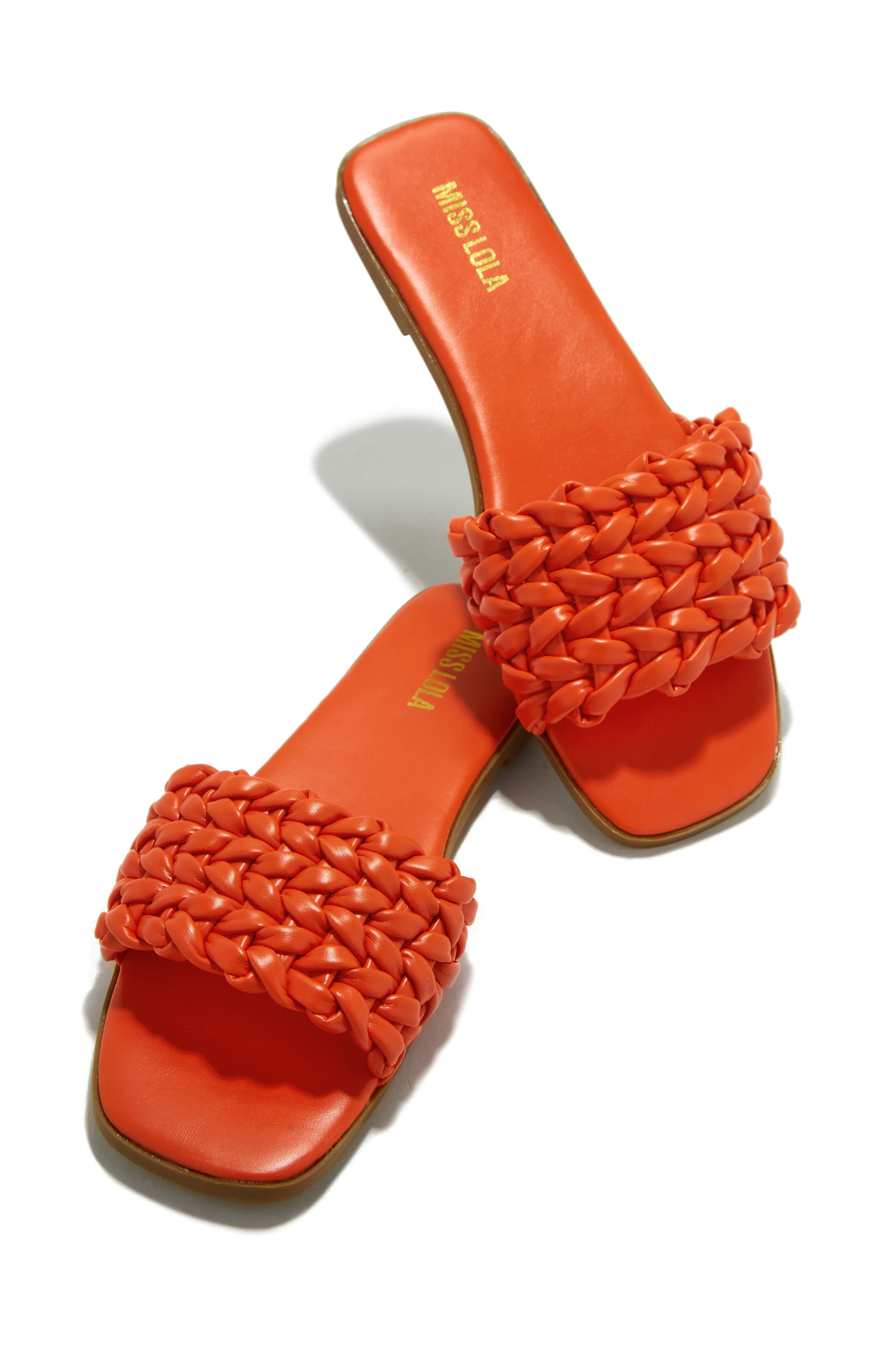 Tulum Sun Slip On Sandals - Orange sold by Miss Lola product image thumbnail 4