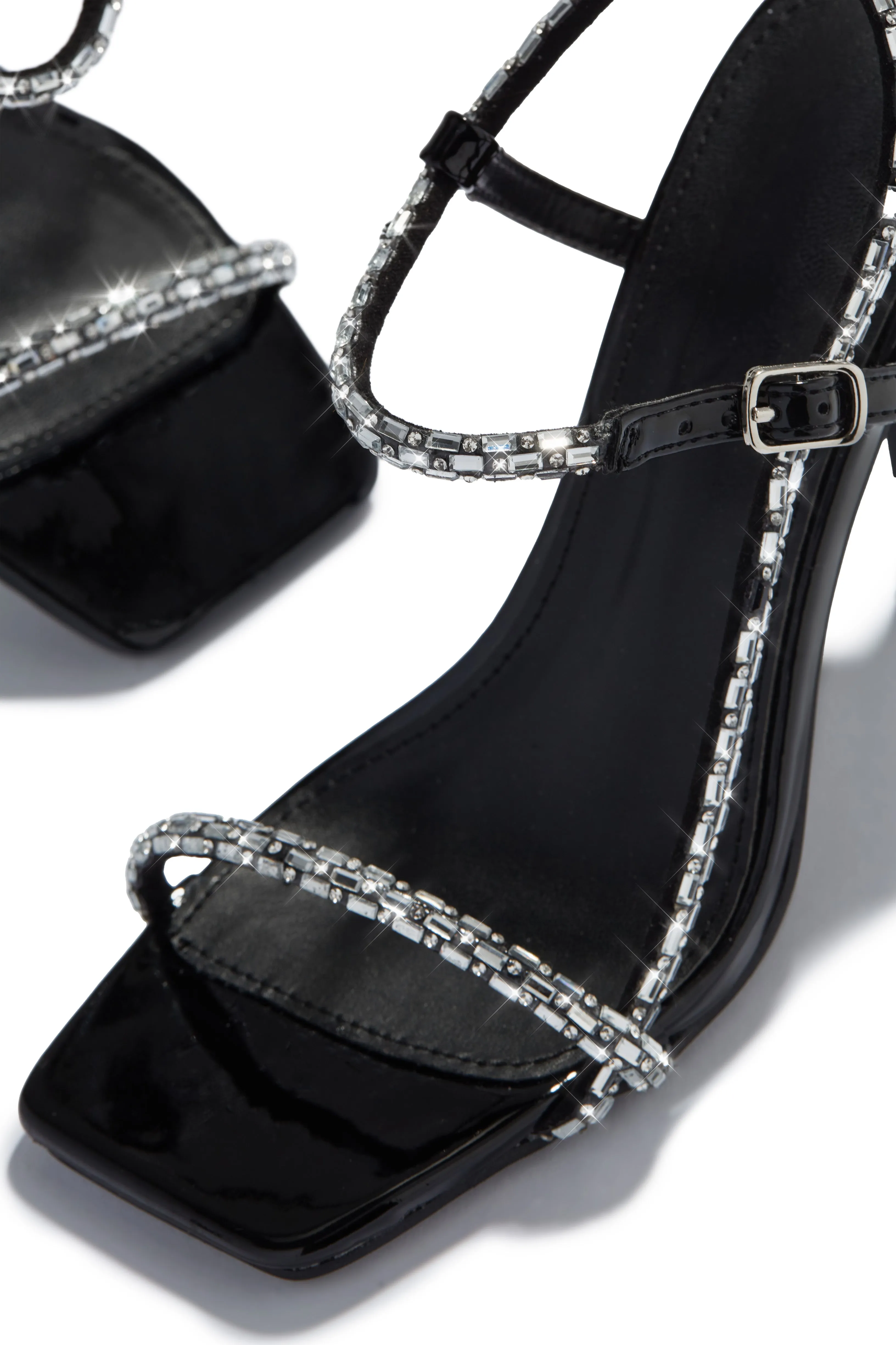 Anella Embellished Heels - Black sold by Miss Lola product image thumbnail 2
