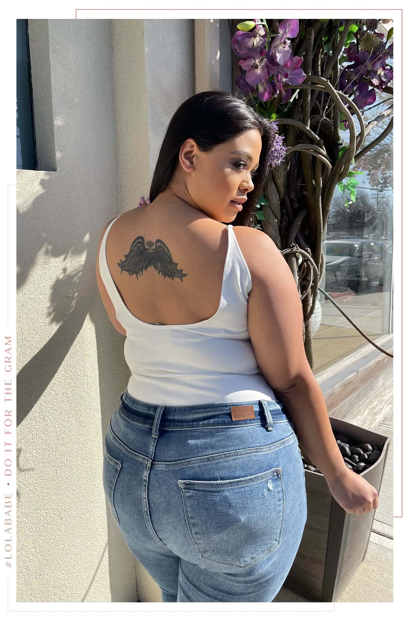 Jaila Sleeveless Bodysuit - White sold by Miss Lola product image thumbnail 3