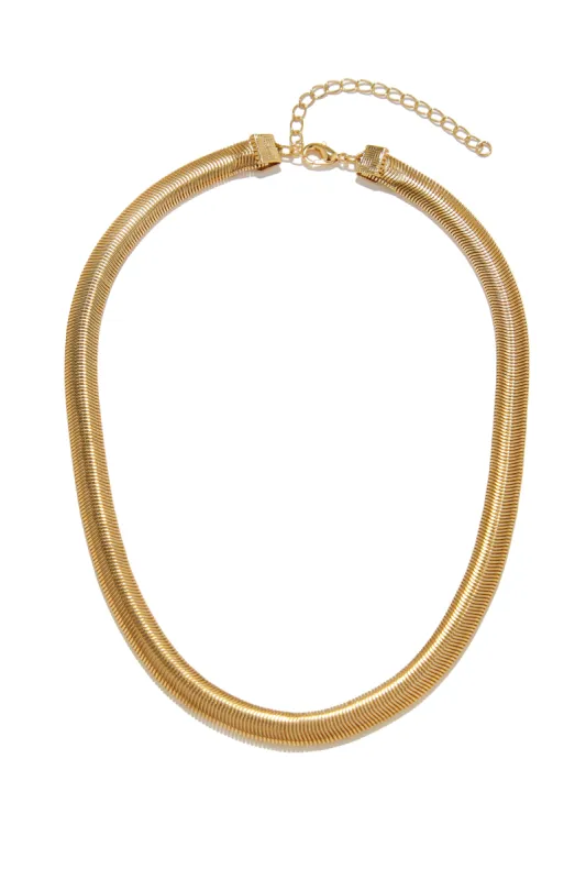 Brianca Adjustable Necklace - Gold sold by Miss Lola