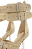 Kora Ankle Strap Pumps - Nude sold by Miss Lola