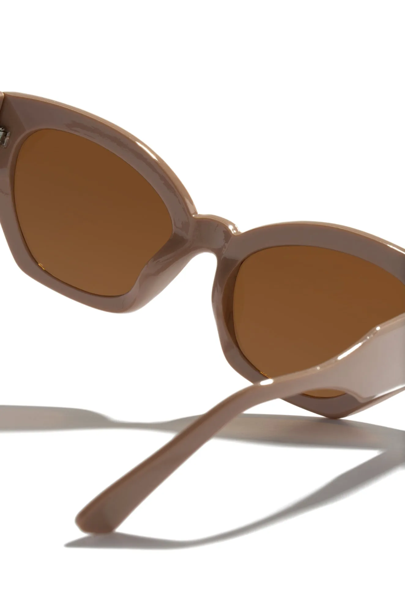 Riah Cat Eye Sunglasses - Nude sold by Miss Lola product image thumbnail 2