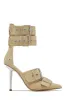 Kora Ankle Strap Pumps - Nude sold by Miss Lola