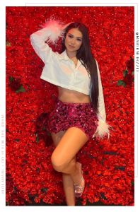 Mini Obsession Sequins Mini Skirt - Pink sold by Miss Lola