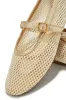 Mariana Fishnet Flats - Nude sold by Miss Lola