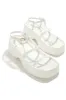 Beach Trip Flat Platform Sandals - White sold by Miss Lola