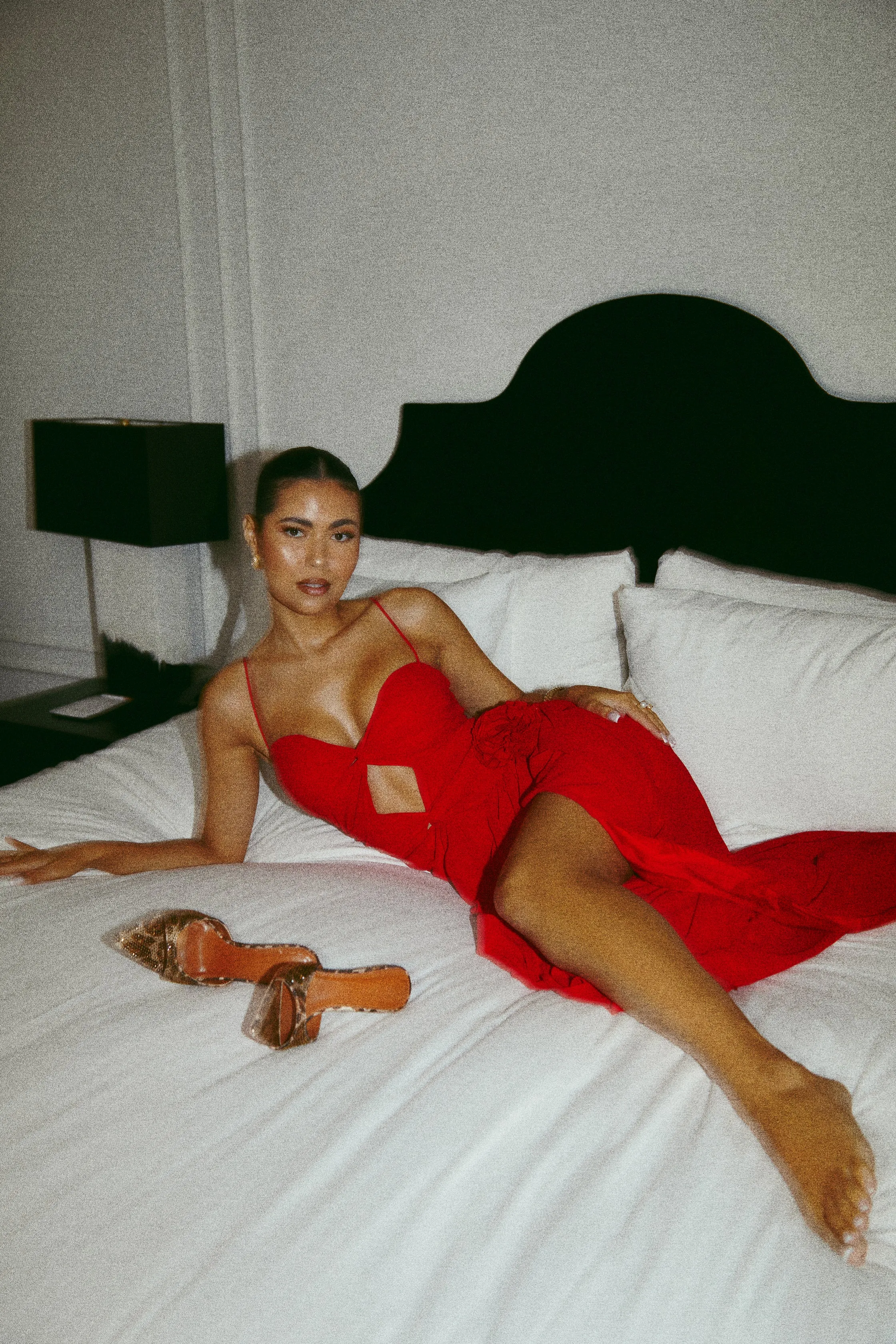 Estelle Maxi Dress - Red sold by Miss Lola product image thumbnail 3