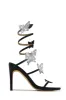 Fantasy Embellished Around The Ankle Coil Heels - Black sold by Miss Lola