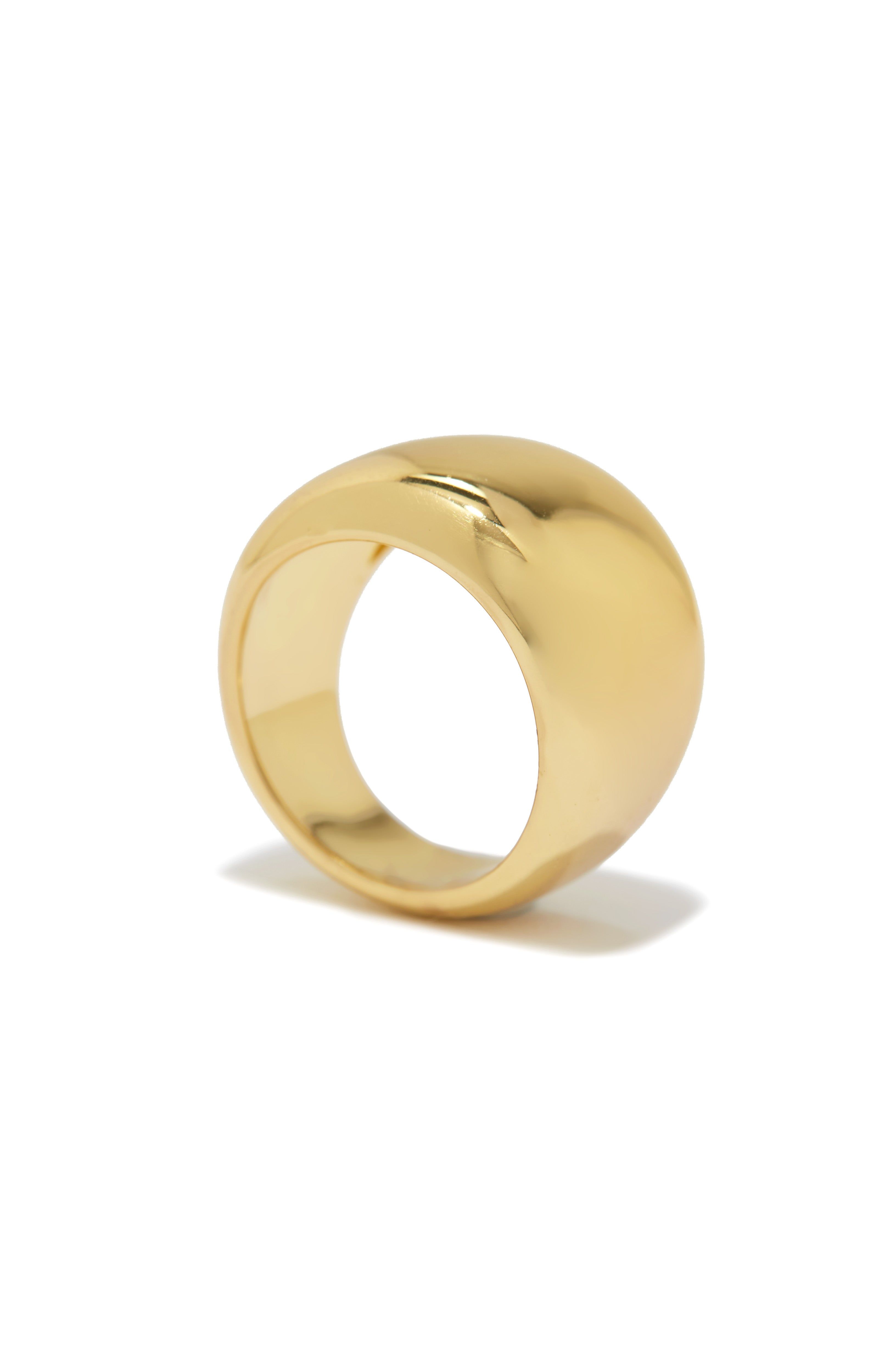 Jina Chunky Single Ring - Gold sold by Miss Lola product image thumbnail 5