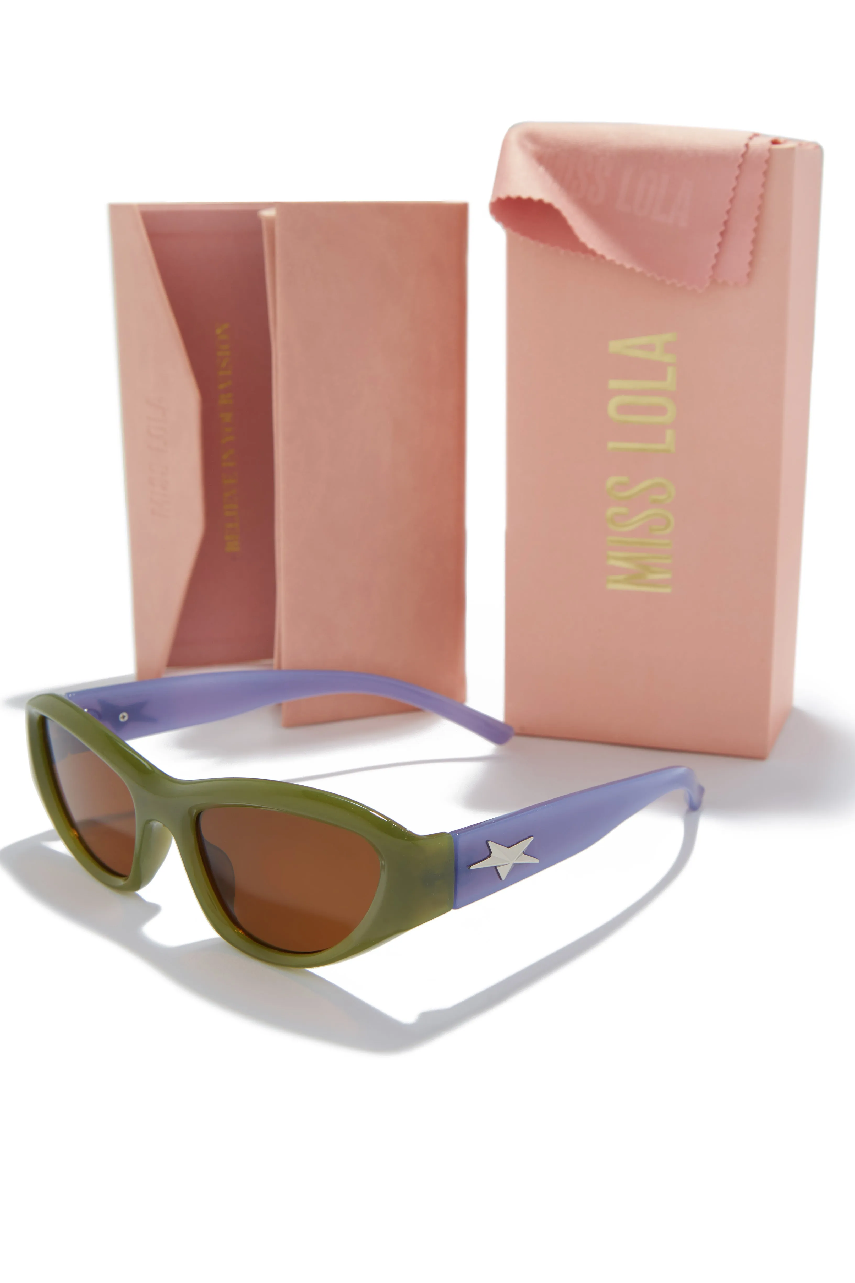 Kiazi Sunglasses - Green sold by Miss Lola product image thumbnail 5