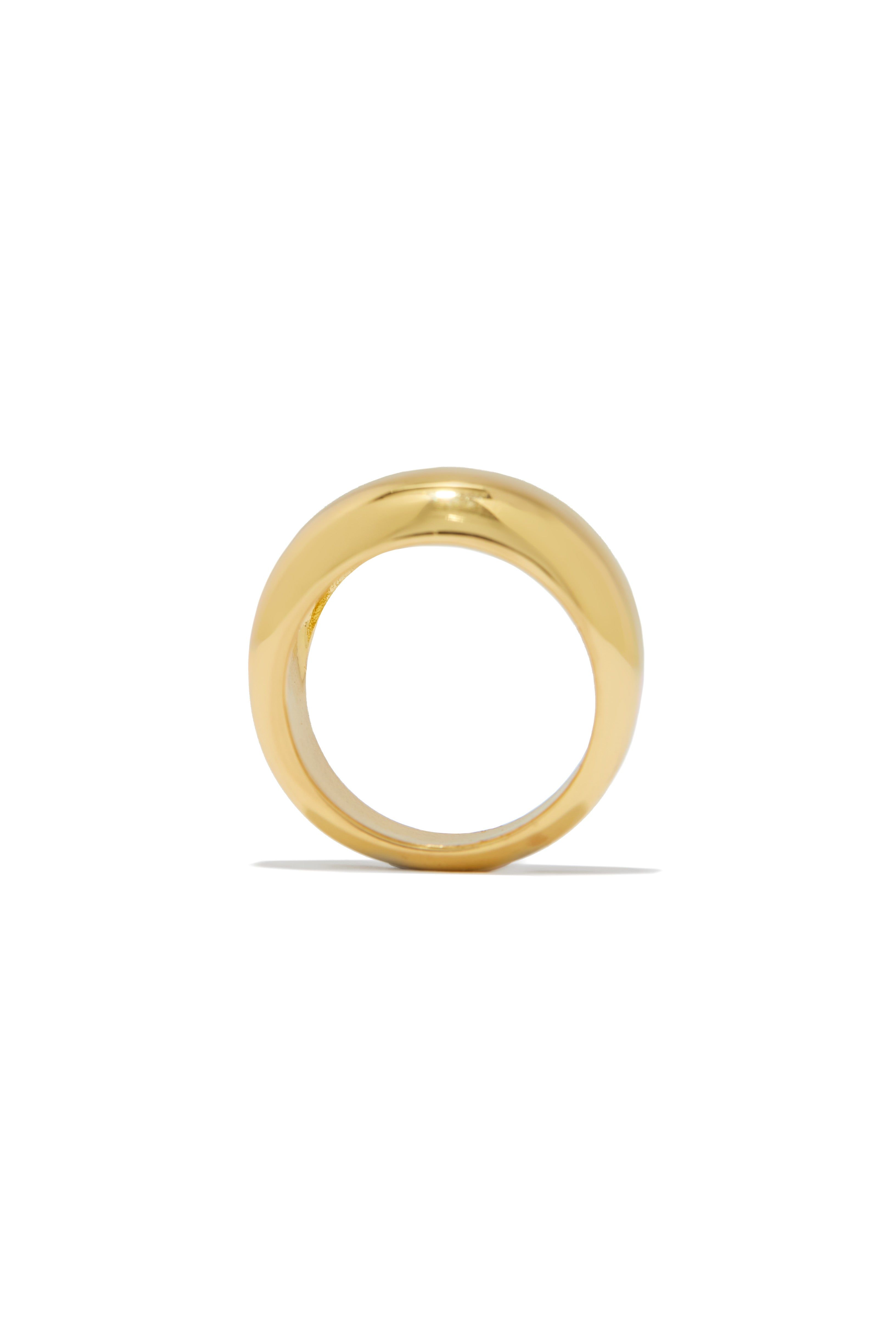 Jina Chunky Single Ring - Gold sold by Miss Lola product image thumbnail 4