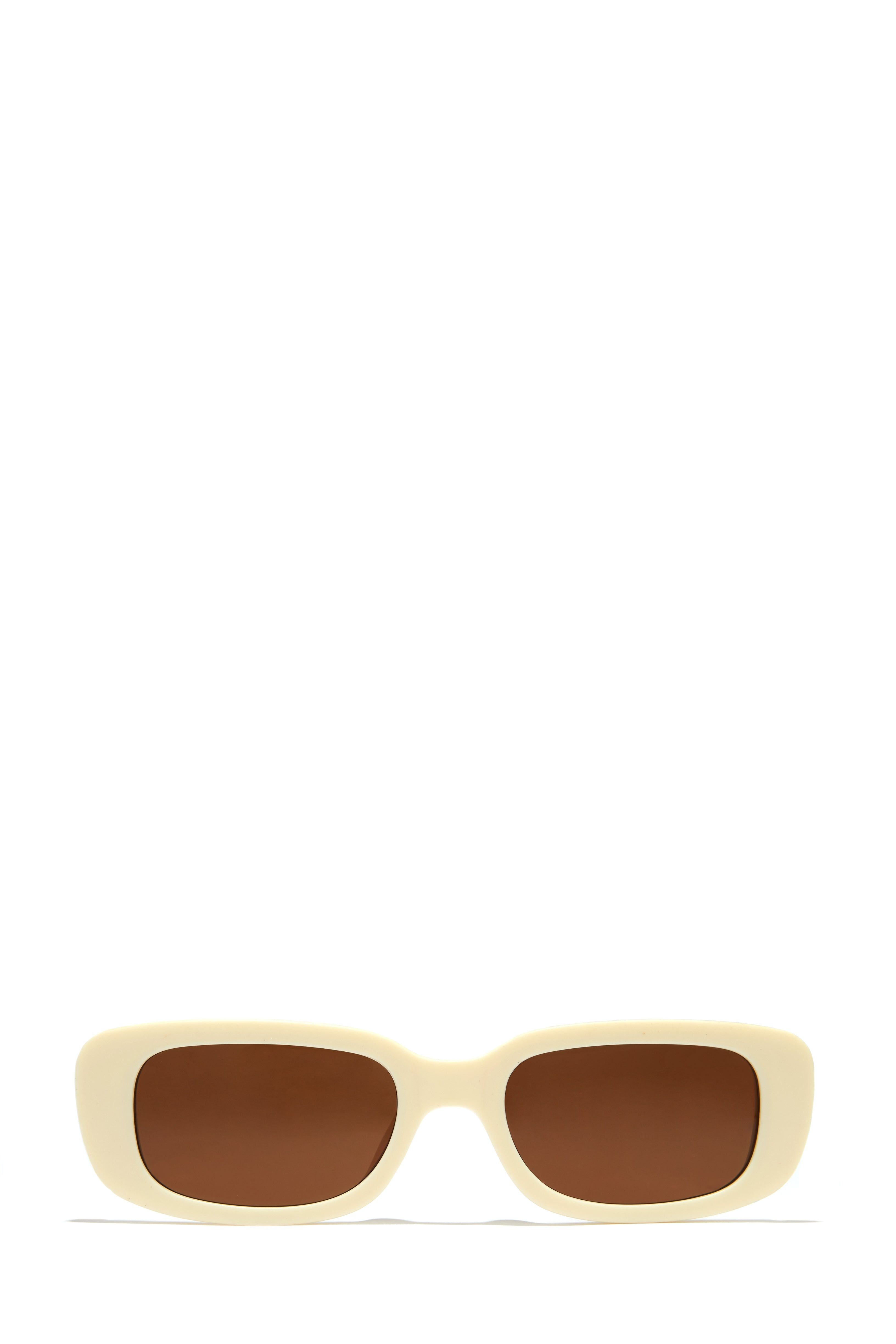 Devani Rectangle Sunglasses - Nude sold by Miss Lola product image thumbnail 5