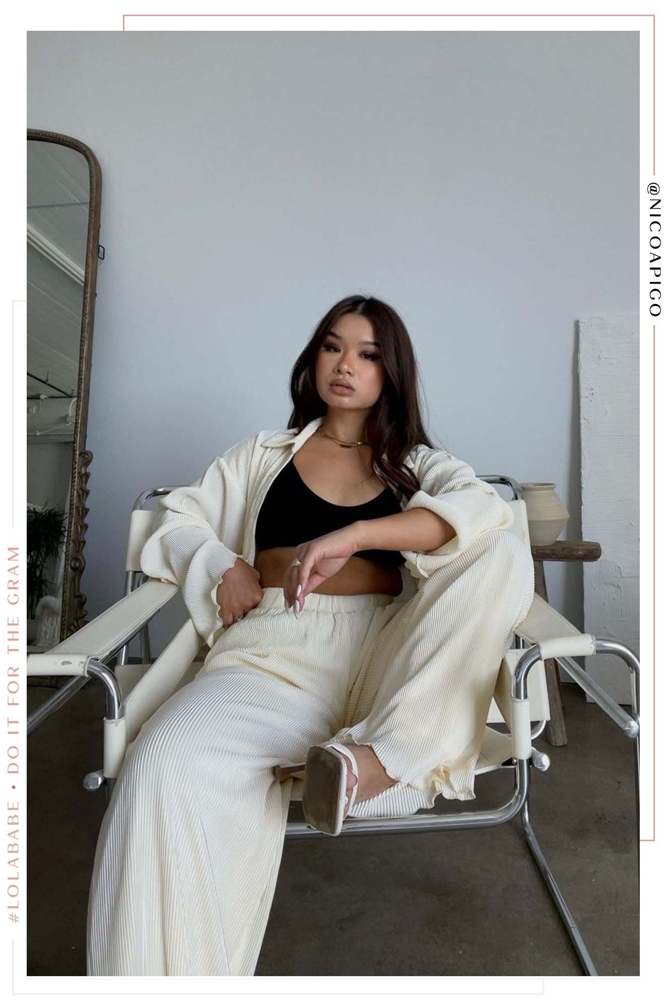 Nichole - Cream sold by Miss Lola product image thumbnail 7