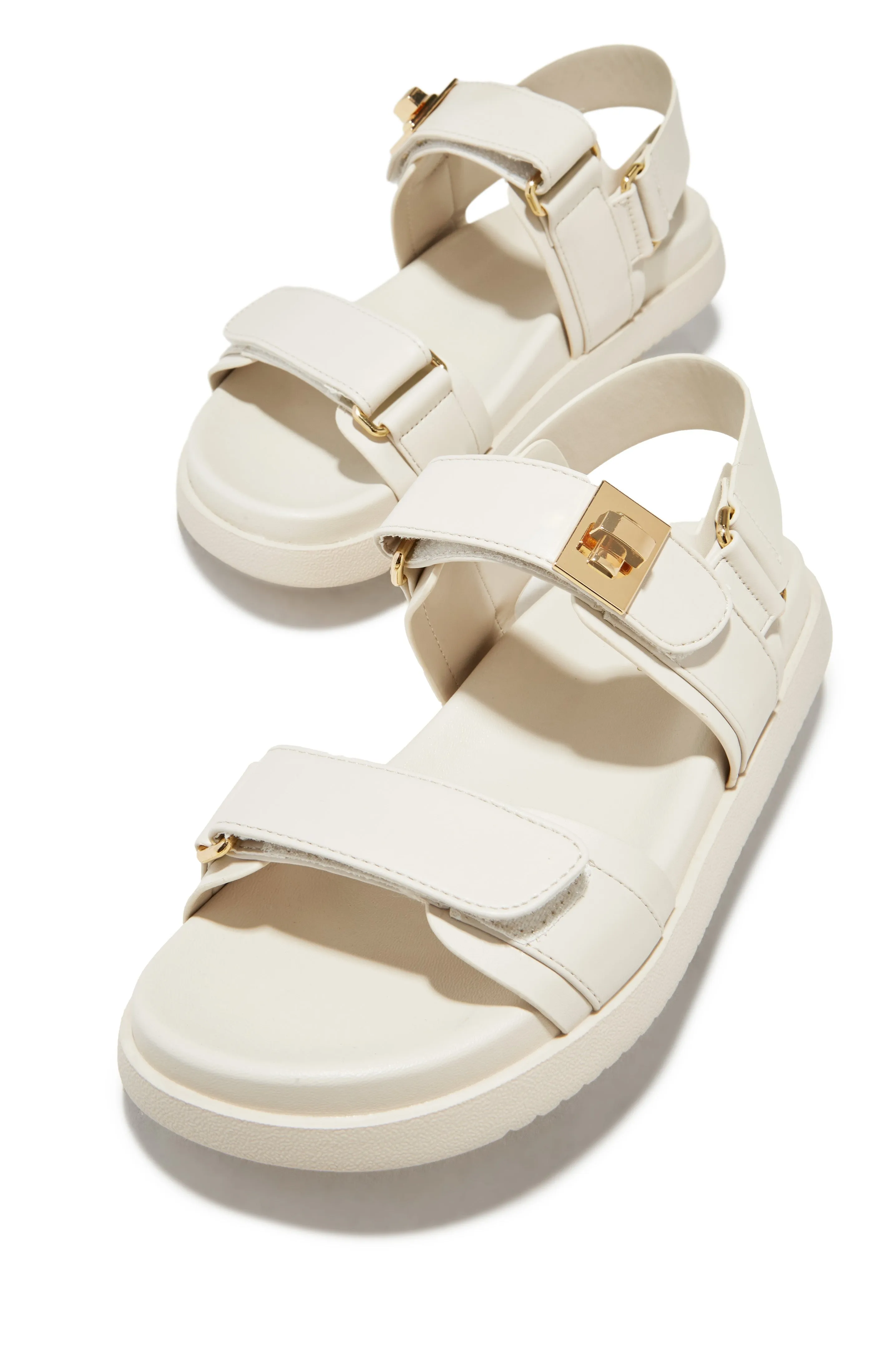 Kendall Chunky Sandals - Bone sold by Miss Lola product image thumbnail 4