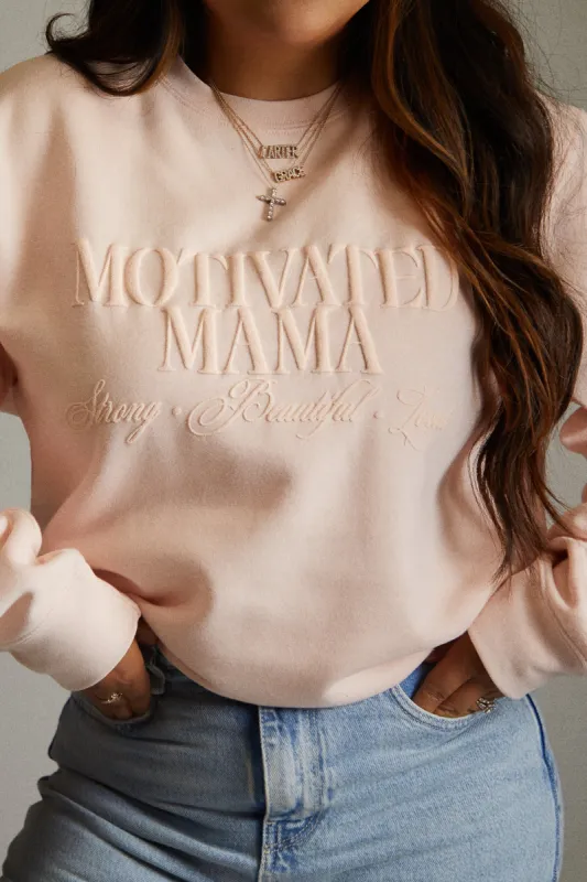 Motivated Mama Exclusive Sweater - Pink sold by Miss Lola