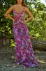 Anette Cutout Maxi Dress - Floral sold by Miss Lola