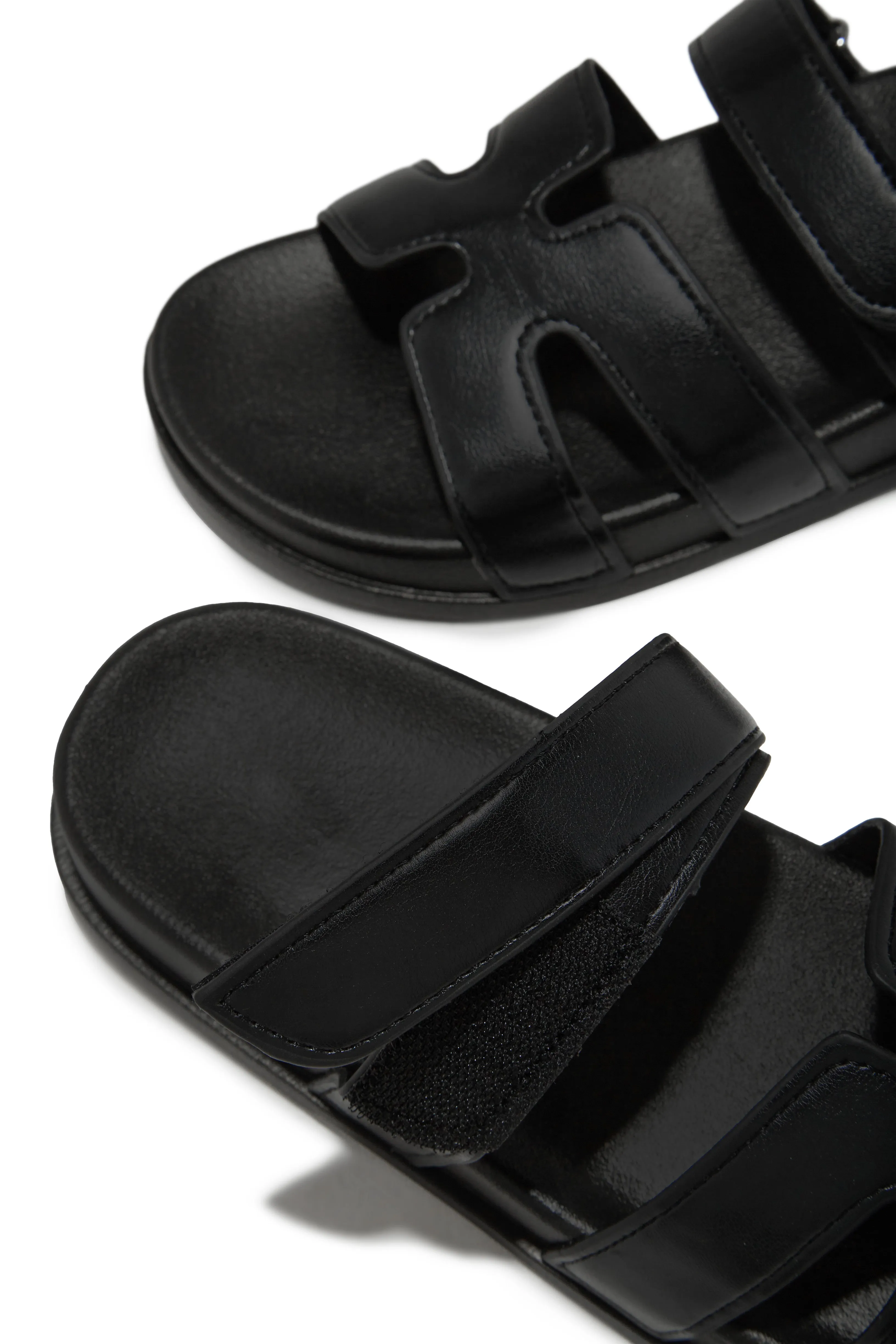 Baja Resort Chunky Slip On Sandals - Black sold by Miss Lola product image thumbnail 5