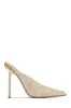 Azilis Embellished High Heel Mules - Gold sold by Miss Lola