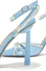 Devoted Embellished Ankle Strap High Heel Pumps - Blue sold by Miss Lola