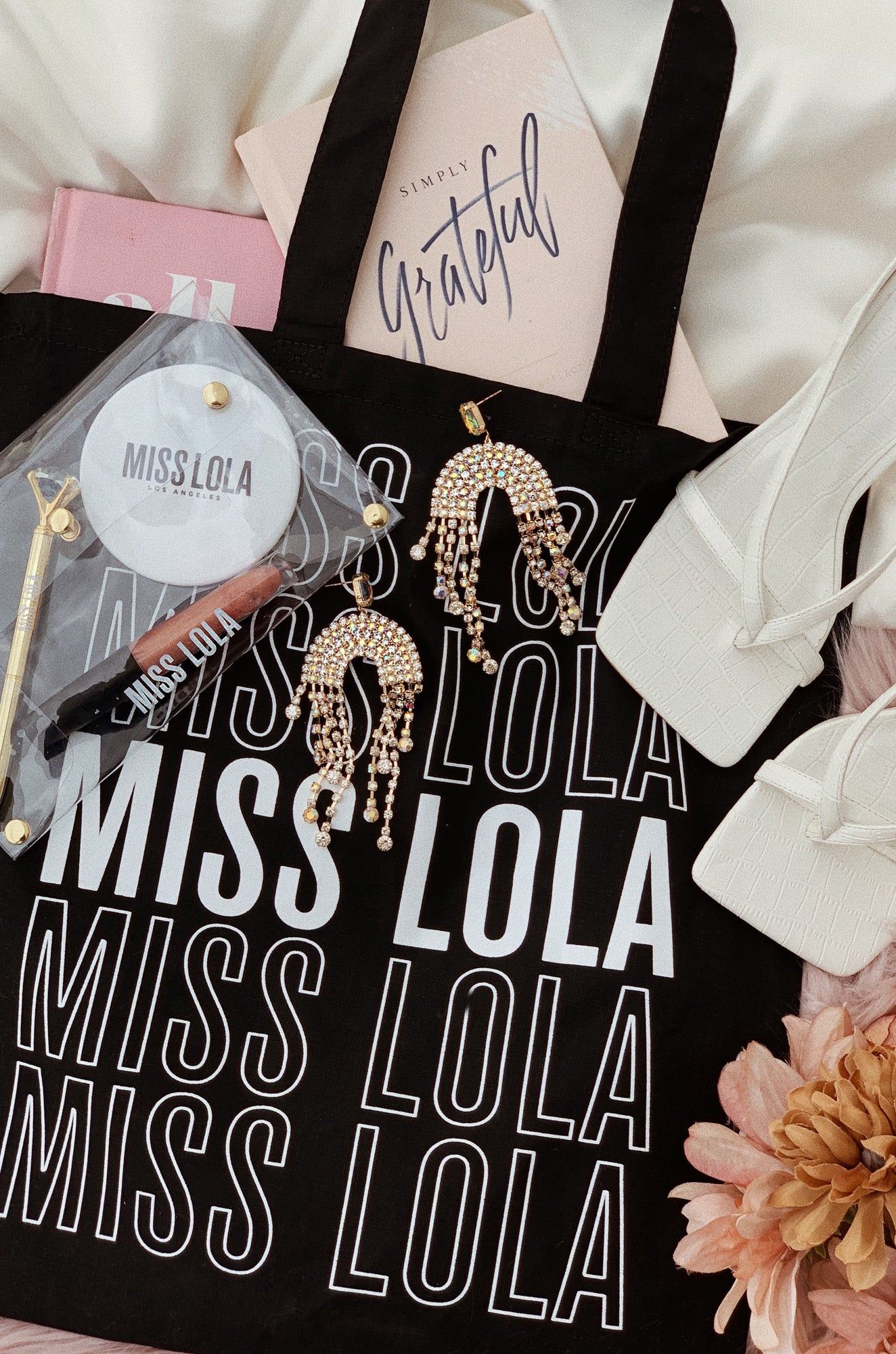 Miss Lola Tote Bag - Black sold by Miss Lola product image thumbnail 2