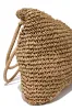 Playa Tulum Woven Straw Shoulder Beach Bag - Tan sold by Miss Lola