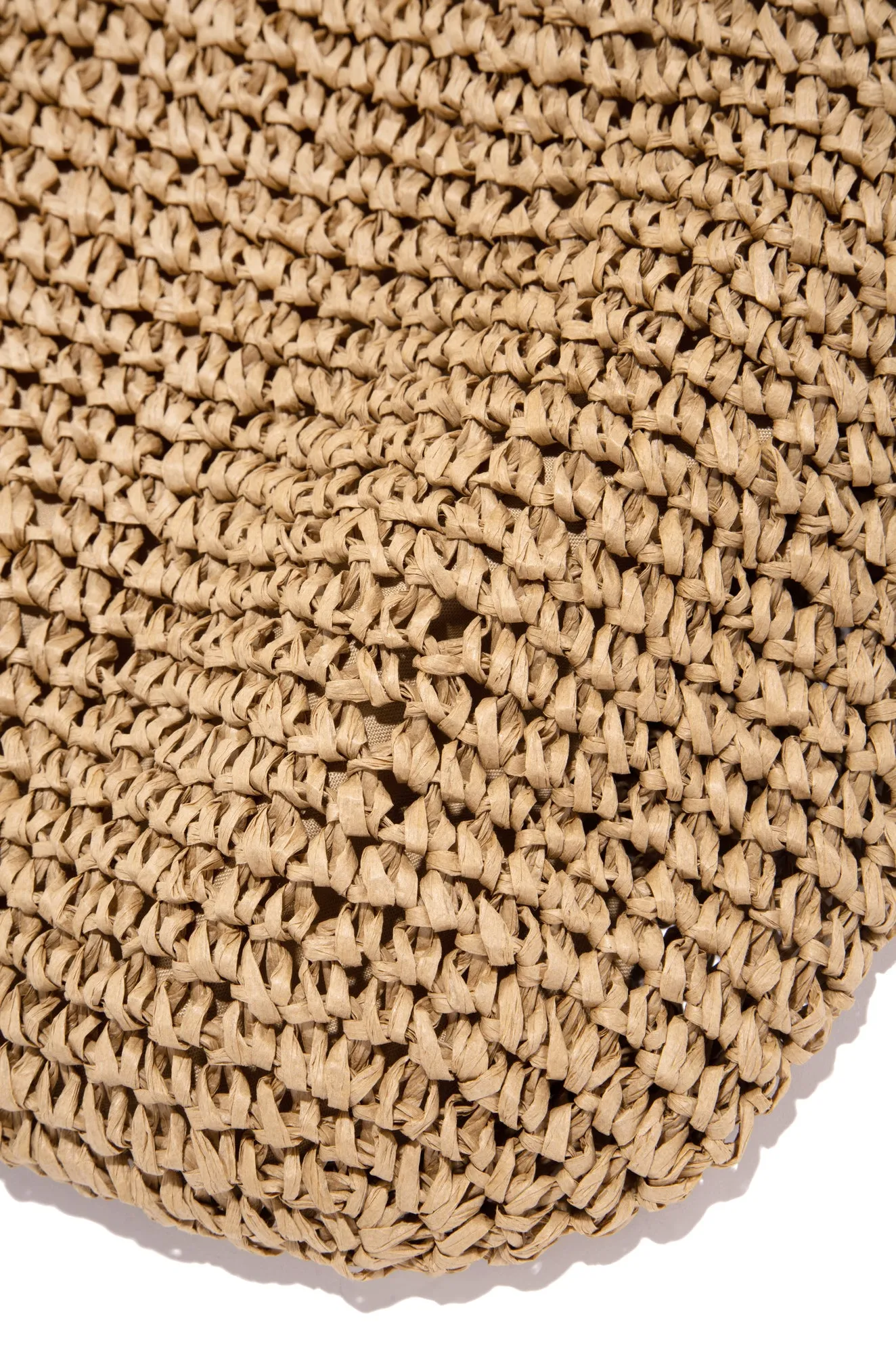 Playa Tulum Woven Straw Shoulder Beach Bag - Tan sold by Miss Lola product image thumbnail 5