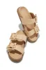 Neylana Chunky Slip On Sandals - Black sold by Miss Lola