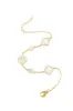 Golden Paradise Sterling Silver Clover Bracelet - Gold sold by Miss Lola