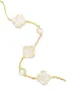 Golden Paradise Sterling Silver Clover Bracelet - Gold sold by Miss Lola