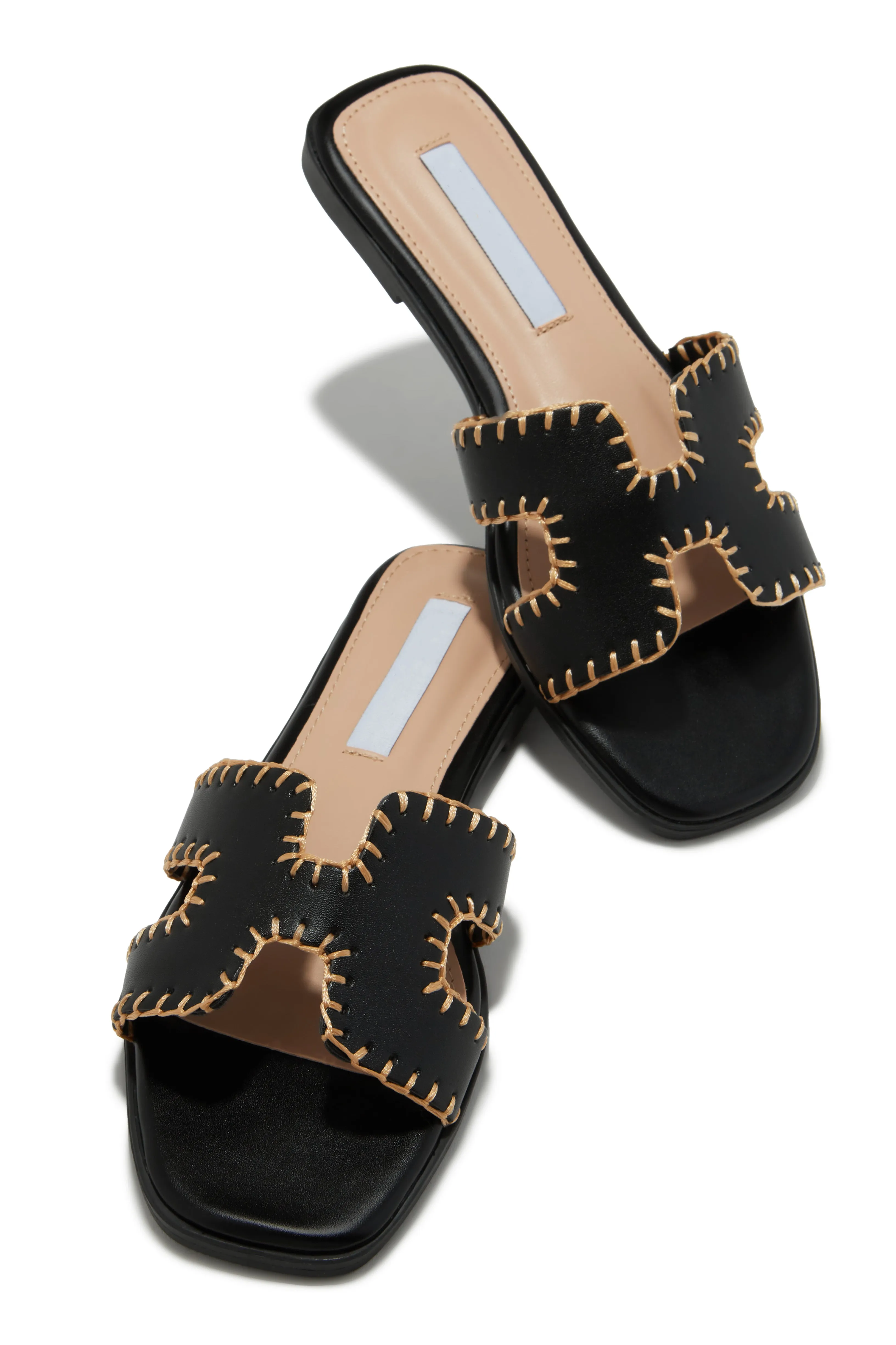 Noelle Slip On Sandals - Black sold by Miss Lola product image thumbnail 3