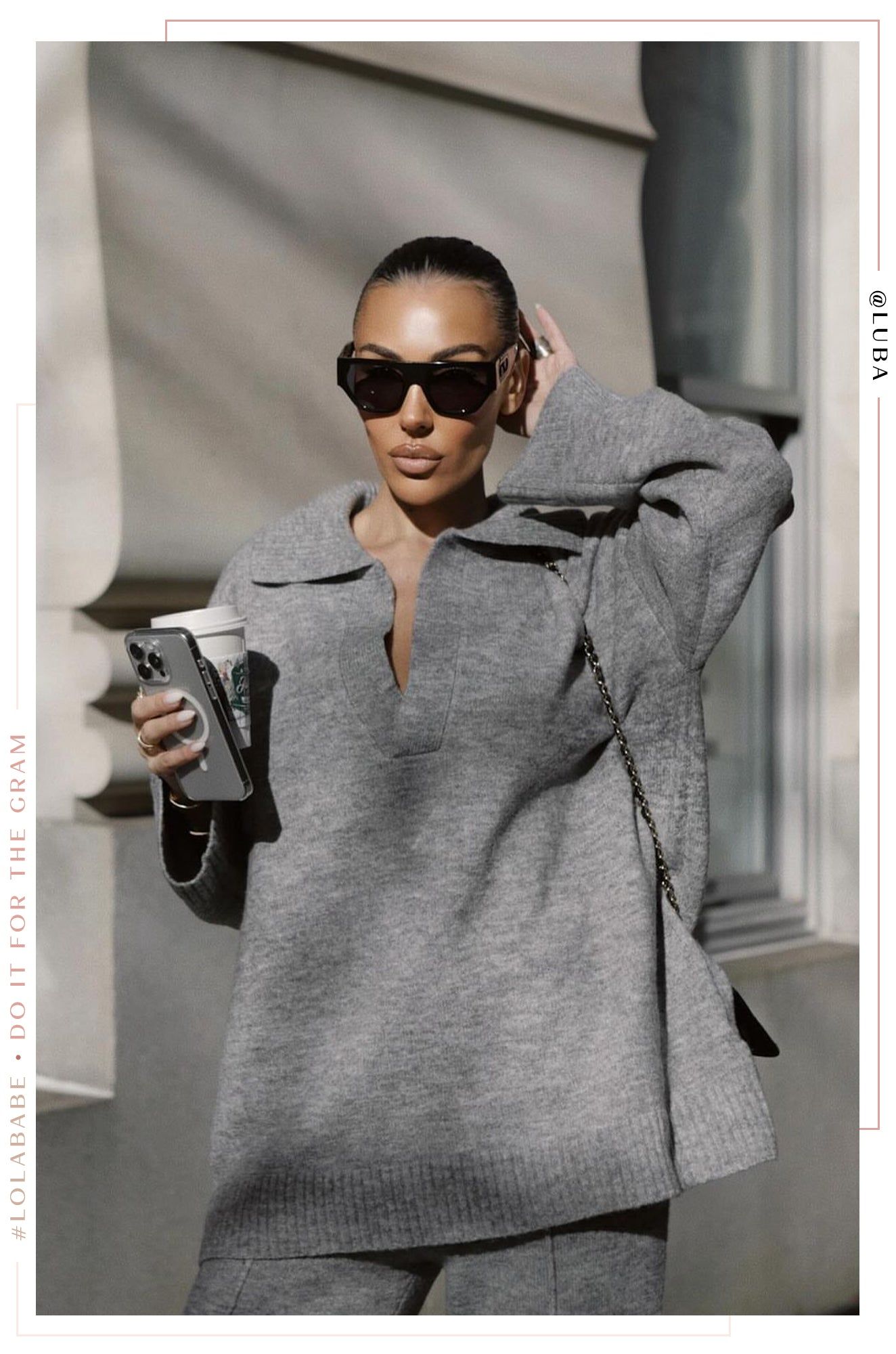 Always Cozy Sweater - Grey sold by Miss Lola product image thumbnail 2