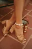 Carina Block Heel Mules - Cork sold by Miss Lola