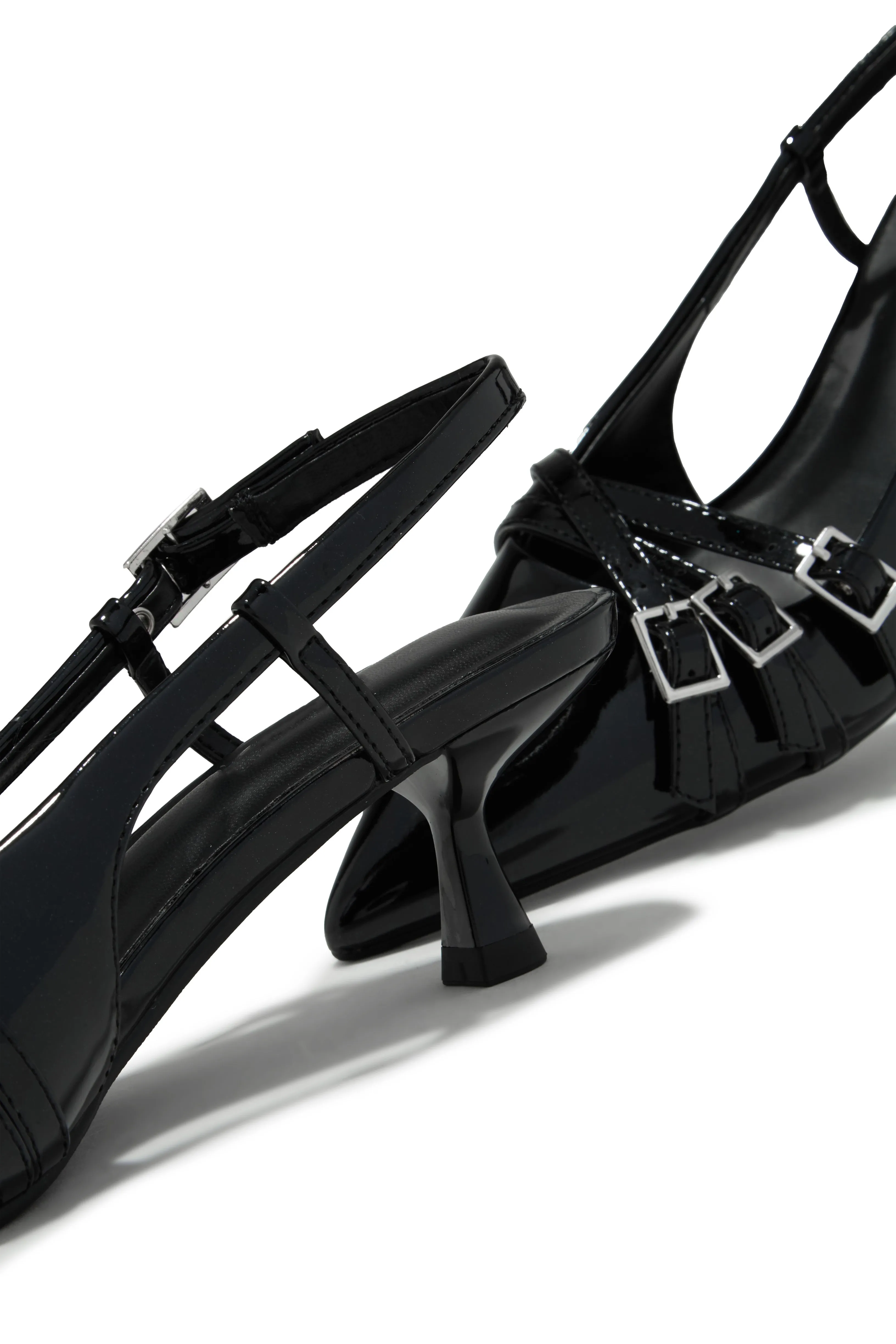 Stassia Kitten Heels - Black sold by Miss Lola product image thumbnail 3