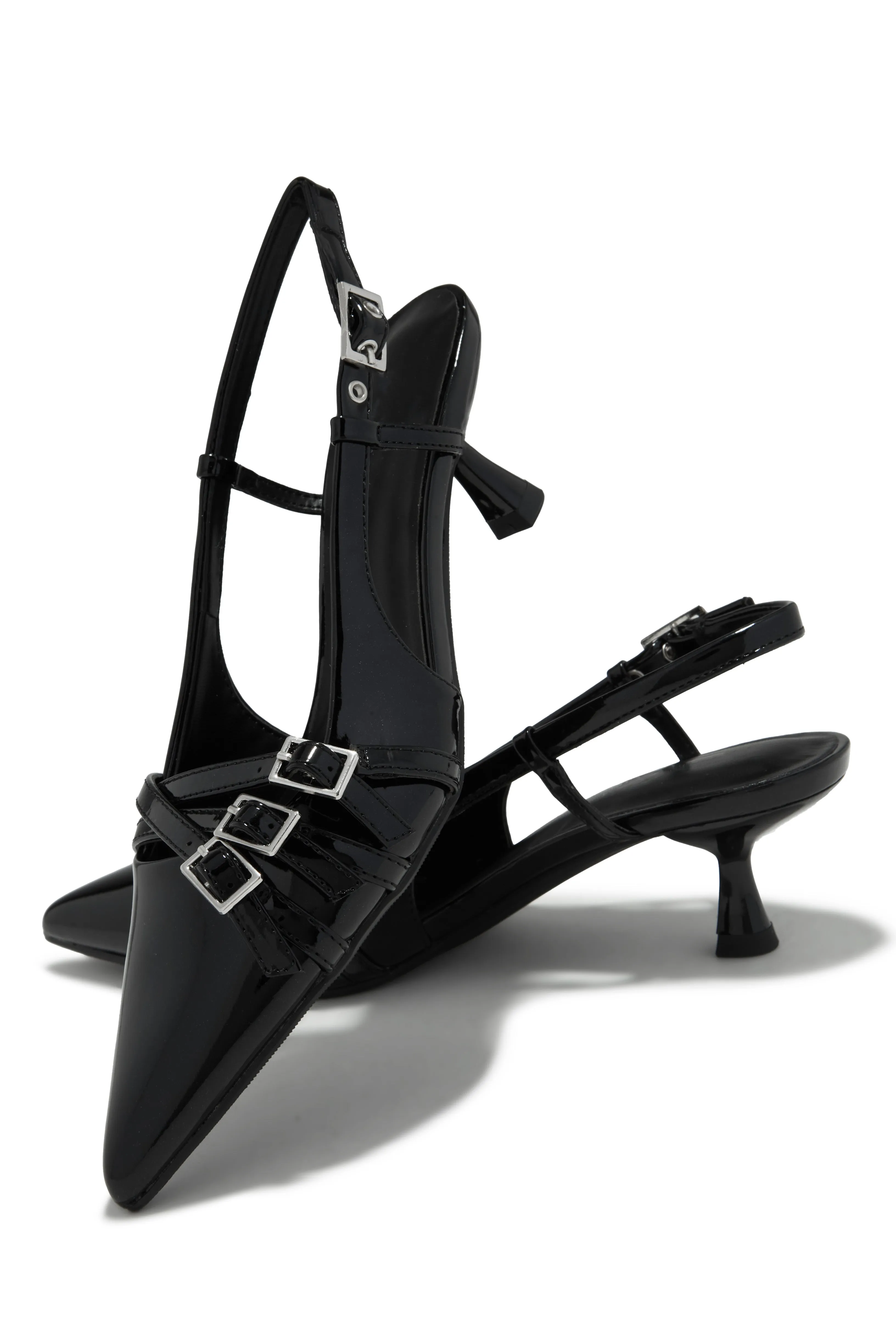 Stassia Kitten Heels - Black sold by Miss Lola product image thumbnail 2