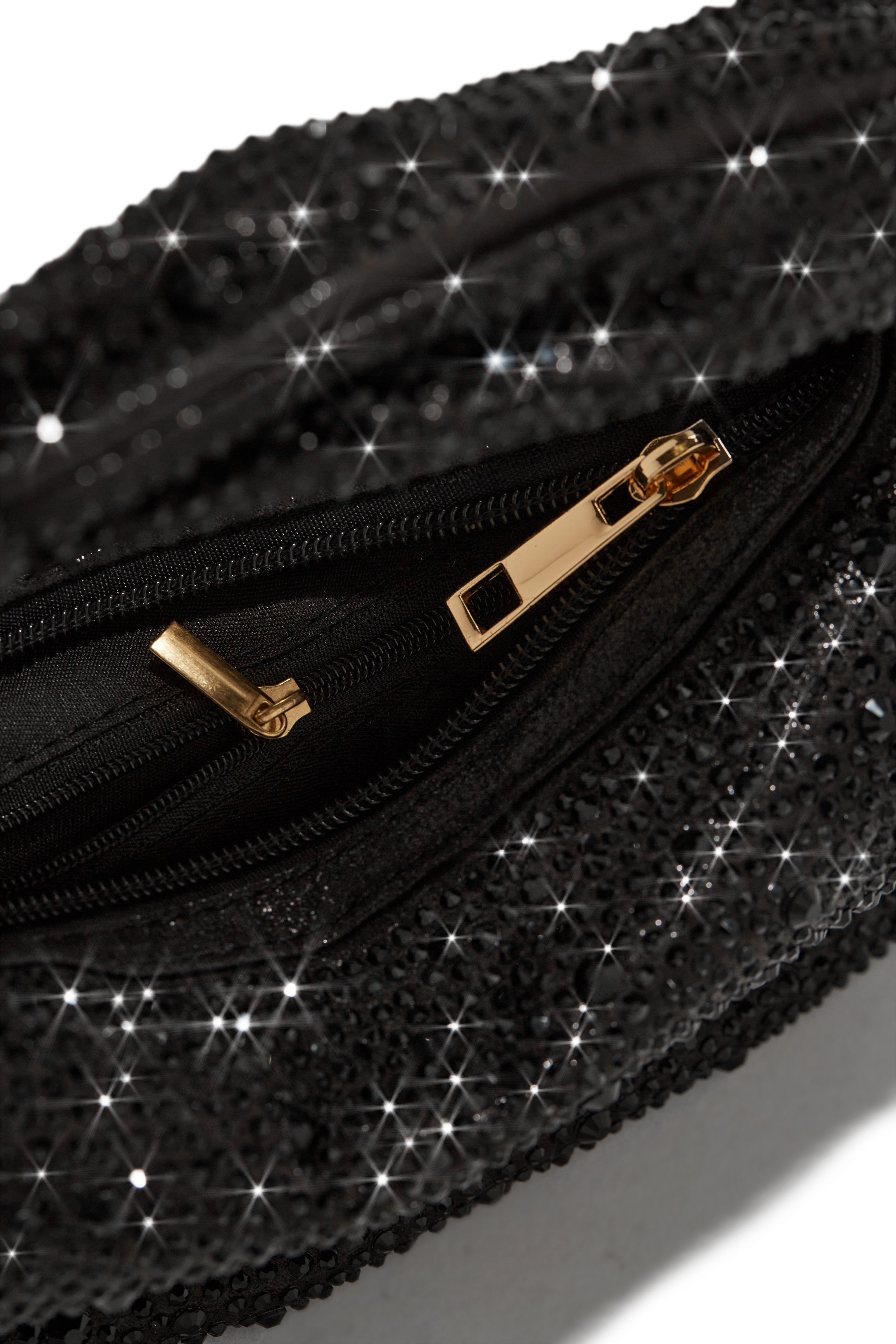 Day & Night Embellished Knotted Handbag - Black sold by Miss Lola product image thumbnail 2