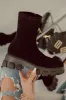 Brooklyn Way Platform Combat Boots - Black sold by Miss Lola