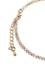 Beverly Round Stone Embellished Anklet - Gold sold by Miss Lola