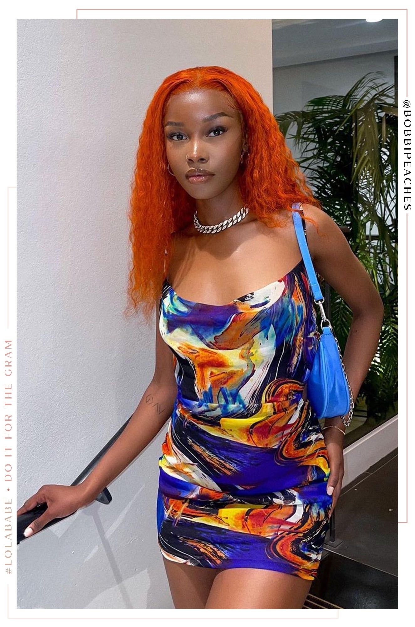 Cocktails In Cabo - Blue Multi sold by Miss Lola product image thumbnail 5