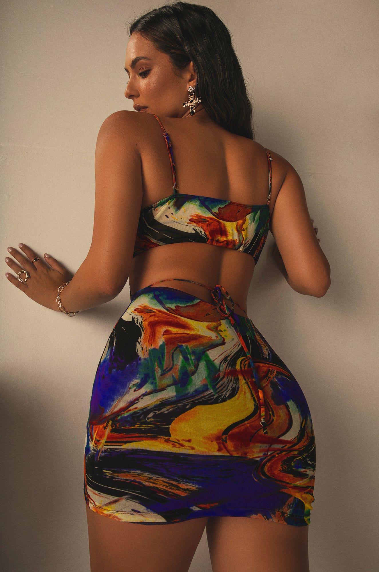 Cocktails In Cabo - Blue Multi sold by Miss Lola product image thumbnail 7