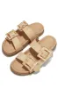 Neylana Chunky Slip On Sandals - Natural sold by Miss Lola