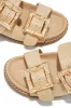Neylana Chunky Slip On Sandals - Natural sold by Miss Lola