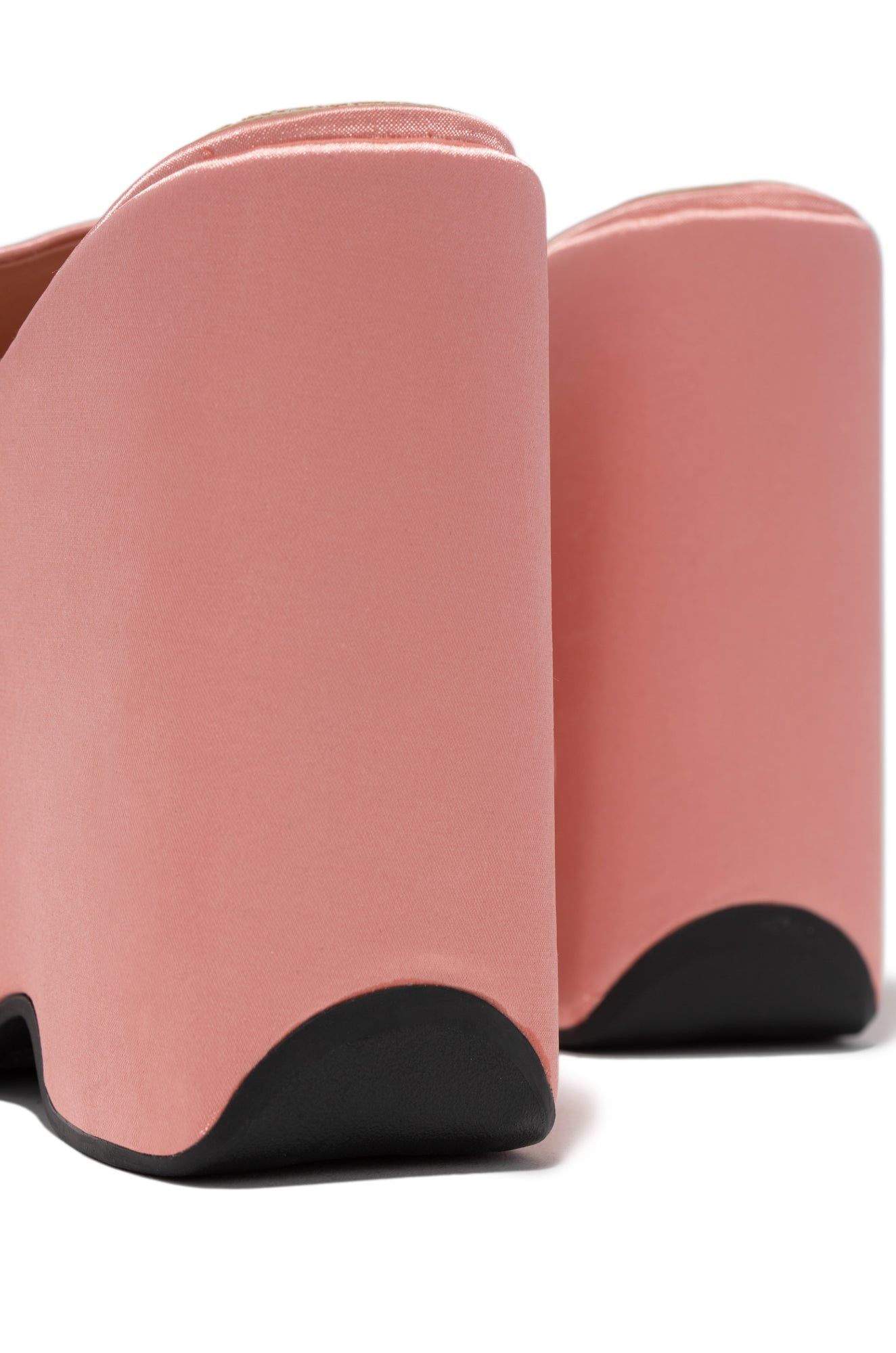 Staci Unique Platform Mule Wedges - Pink sold by Miss Lola product image thumbnail 2