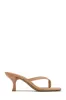 Karley Mid Heel Mules - Nude sold by Miss Lola