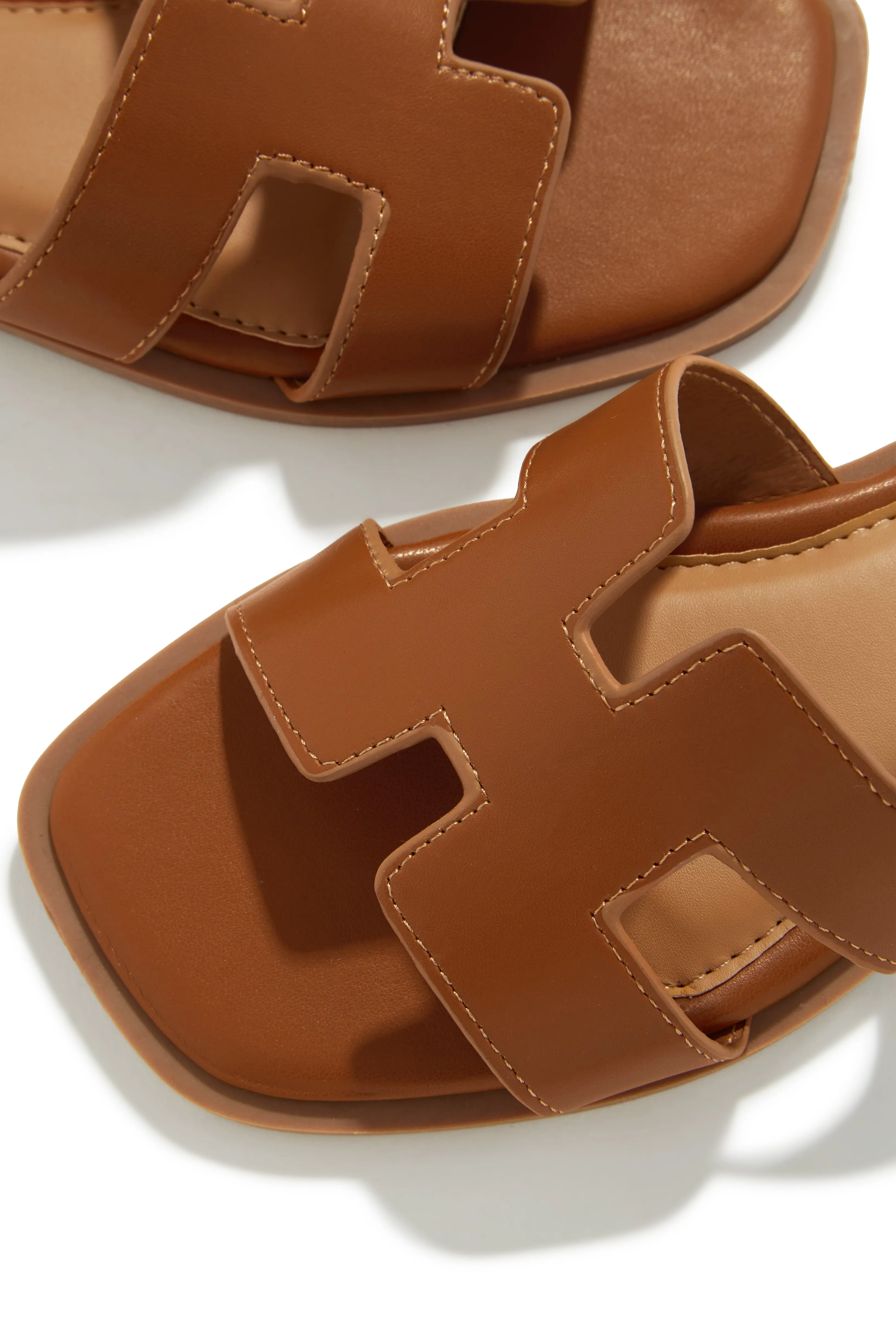 Miraya Slip On Sandals - Tan sold by Miss Lola product image thumbnail 2