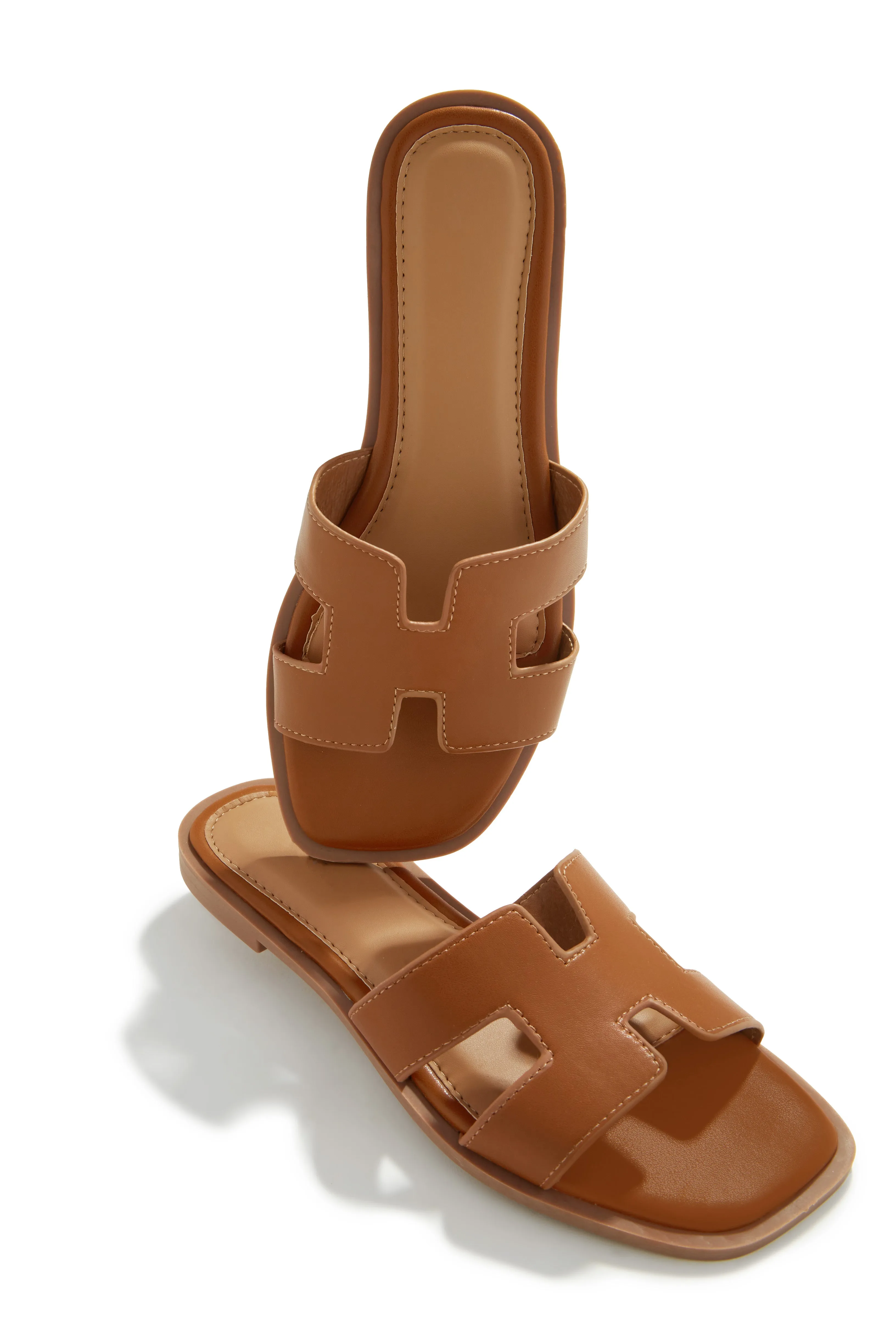 Miraya Slip On Sandals - Tan sold by Miss Lola product image thumbnail 3