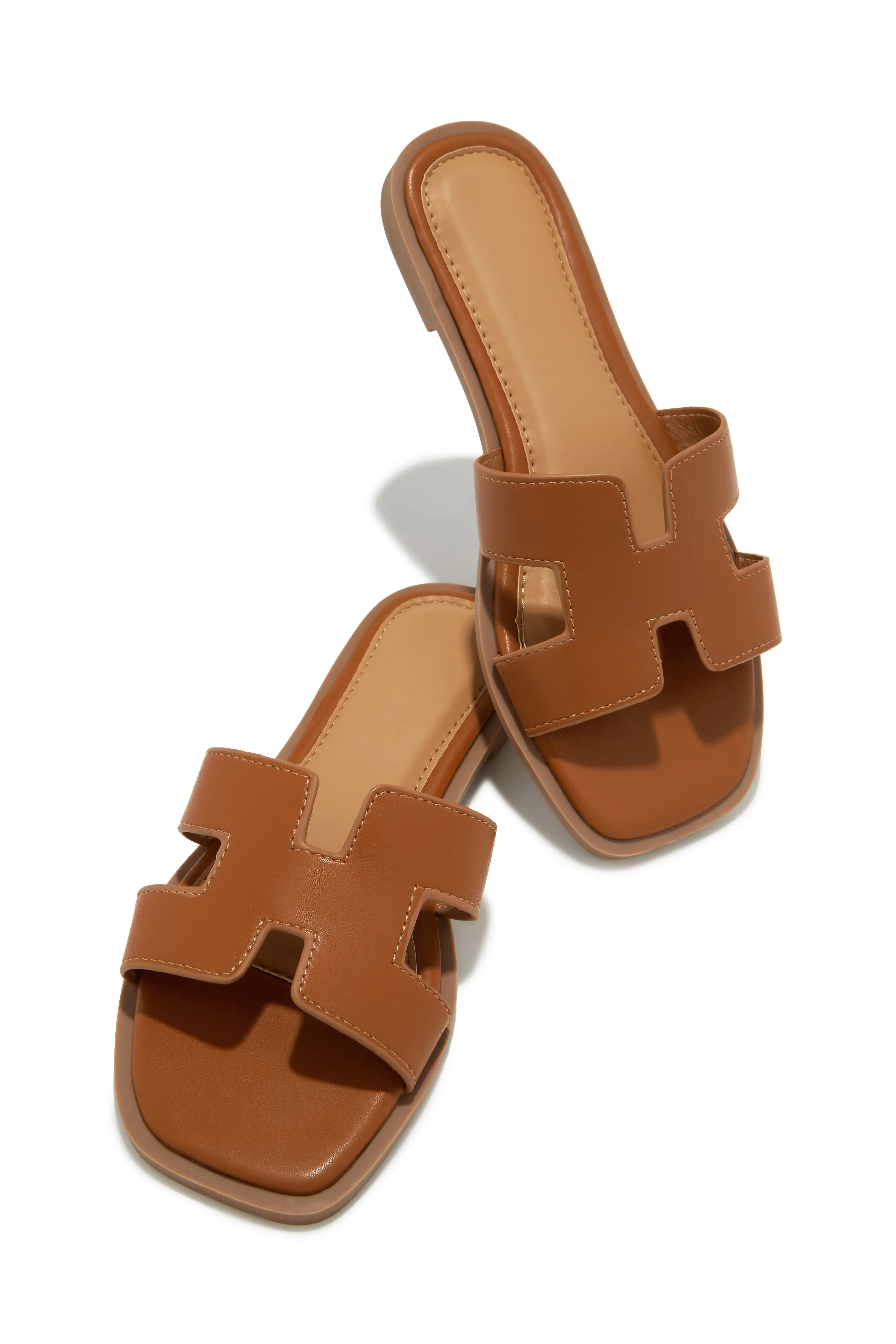 Miraya Slip On Sandals - Tan sold by Miss Lola product image thumbnail 4