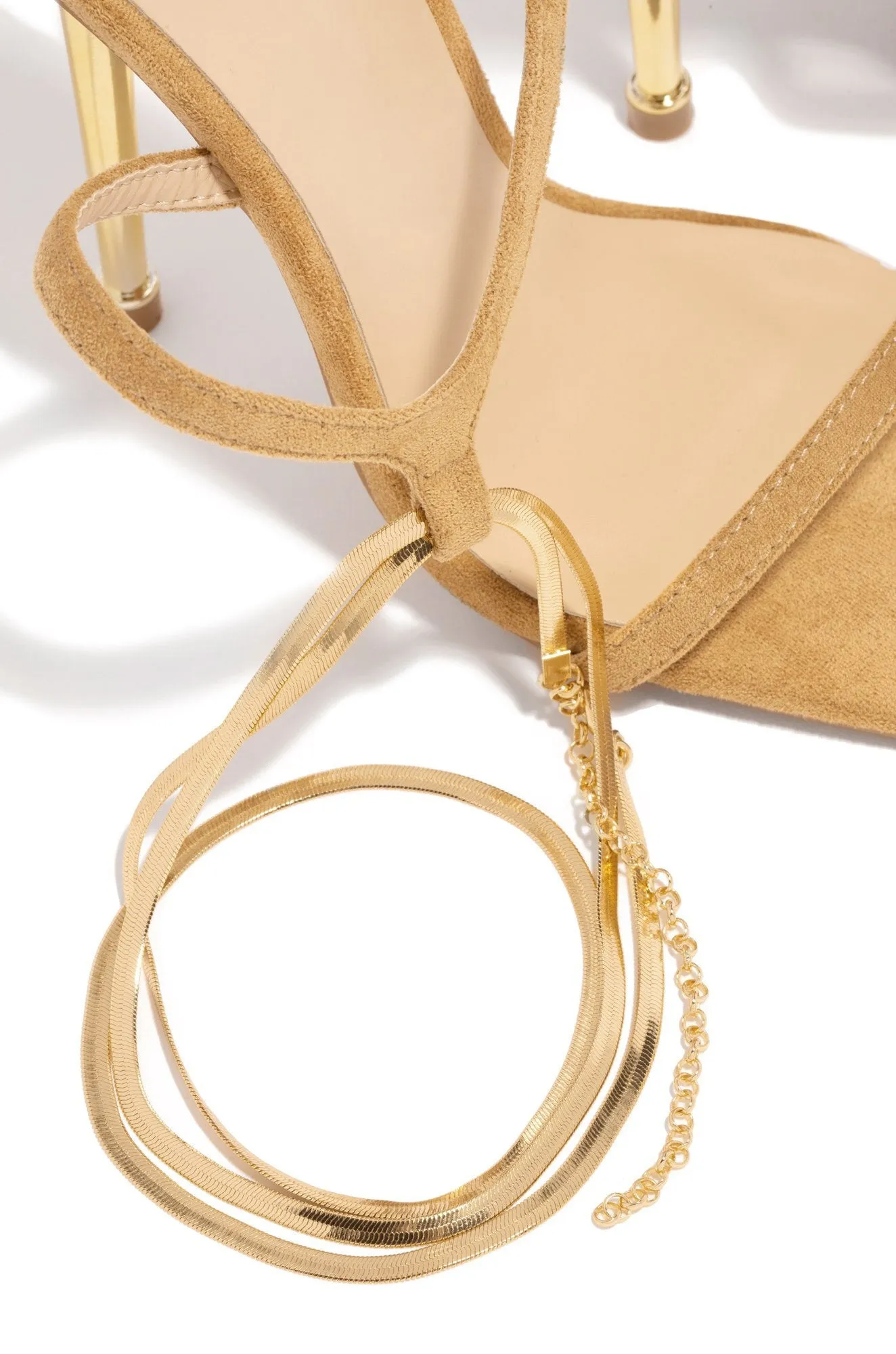 Perfect Affair Single Sole High Heels - Tan sold by Miss Lola product image thumbnail 4